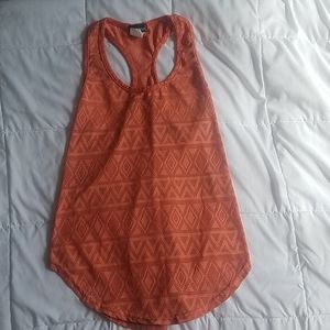 Perforated racerback tank